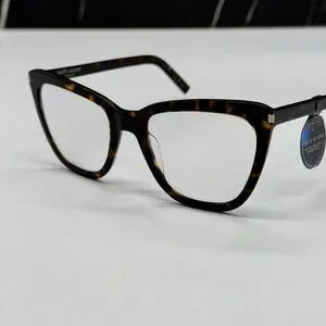 NEW SAINT LAURENT SL548 SLIM 007 WOMEN EYEWEAR SAINT LAURENT SL 548 SLIM 007 NEW SAINT LAURENT SLIM SL548 007 HAVANA WOMEN EYEGLASSES  main image 3